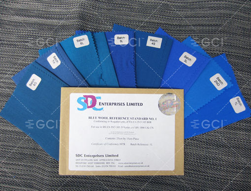 SDC ISO/BS Standard Blue Wool Standard Fabric